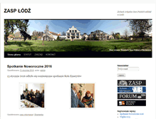 Tablet Screenshot of lodz.zasp.pl